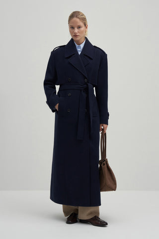 Andrea Private Edition Coat Navy Blue