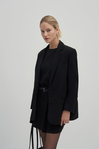Private Edition Blazer & Skirt Set Black
