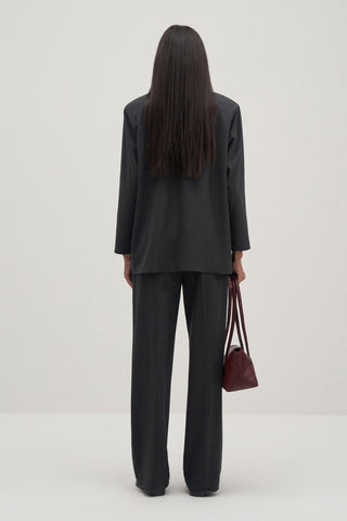 Private Edition Blouse & Everyday Trousers Set Anthracite