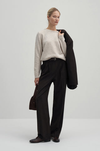 Stone Basic Woollen Knit Sweater