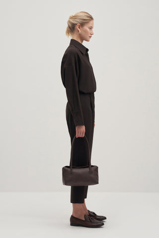 Private Edition Carrot Trousers Dark Brown