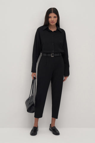 Private Edition Carrot Trousers Black