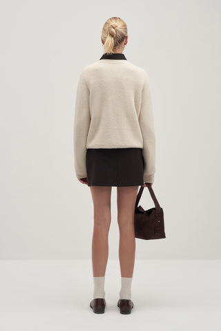 Limited Edition Fluffy Cardigan Ecru
