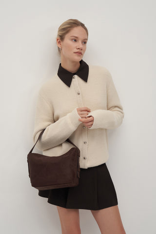 Limited Edition Fluffy Cardigan Ecru