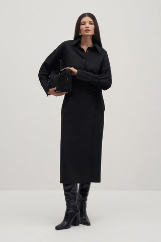 Private Edition Wrap Skirt Black