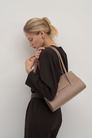 Private Edition Blouse & Everyday Trousers Set Dark Brown