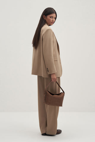 Private Edition Oversized Blazer Taupe