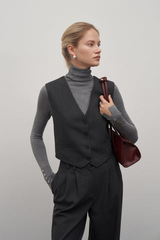Private Edition Blazer Vest Palazzo Trousers Set
