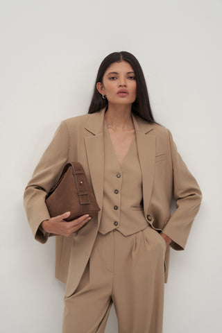 Private Edition Blazer Vest Palazzo Set