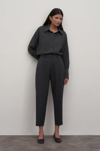 Private Edition Carrot Trousers Anthracite