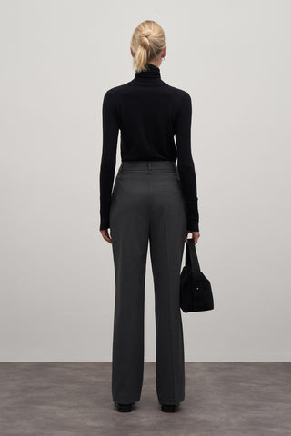 Private Edition Double Breasted Blazer & Cross Trousers Set Anthracite