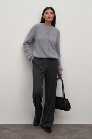 Limited Edition Fluffy Cardigan Gray