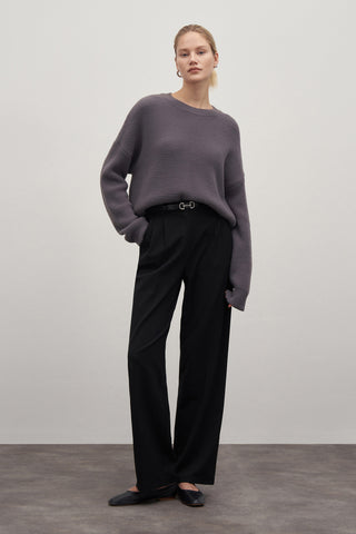 Anthracite Limited Edition Basic Fuzzy Sweater