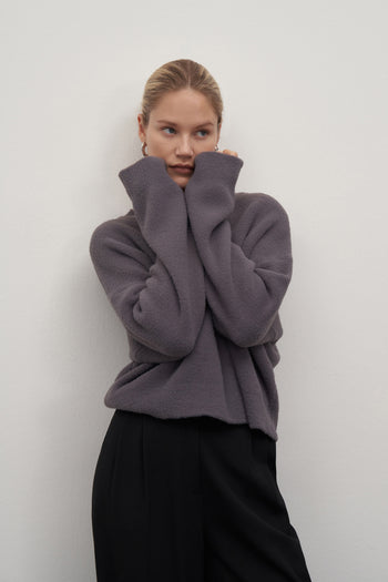 Anthracite Limited Edition Basic Fuzzy Sweater