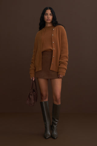 Limited Edition Fluffy Cardigan Tan