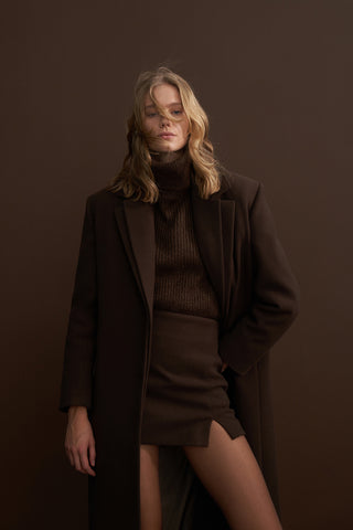 Bitter Coffee Limited Edition Cashmere Skirt