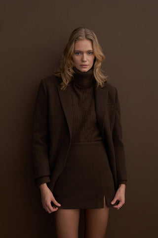 Bitter Coffee Limited Edition Cashmere Skirt
