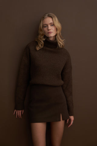 Bitter Coffee Limited Edition Cashmere Skirt