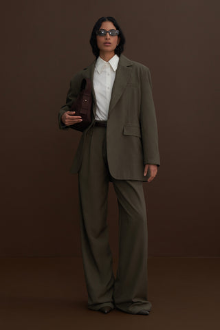 Limited Edition Oversized Blazer Khaki