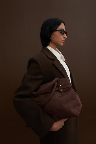 Limited Edition Wool Coat Dark Brown