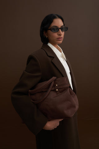 Limited Edition Wool Coat Dark Brown