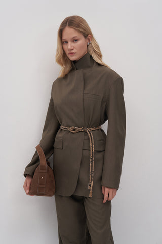 Limited Edition Oversized Blazer Khaki
