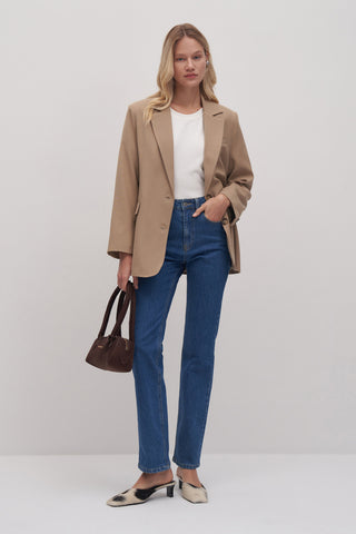 Private Edition Oversized Blazer Taupe