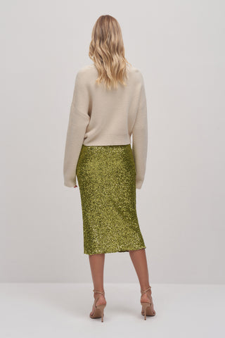Design Sequin Midi Skirt