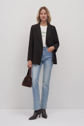Mathilda High Waist Straight Fit Jean