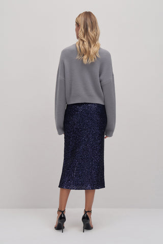 Design Sequin Midi Skirt