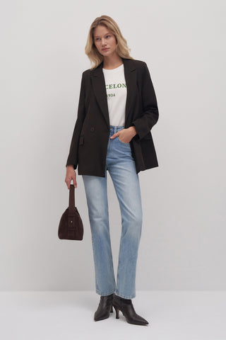 Mathilda High Waist Straight Fit Jean