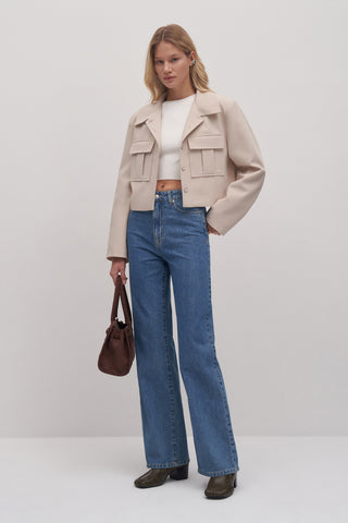 Mathilda Palazzo Denim Trousers