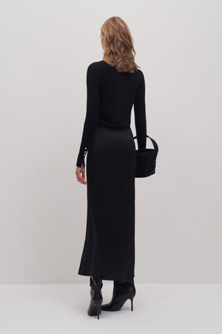 Lume Maxi Saten skirt