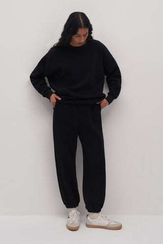 Basic Oversize Sweatshirt Jogger Tracksuit Suit