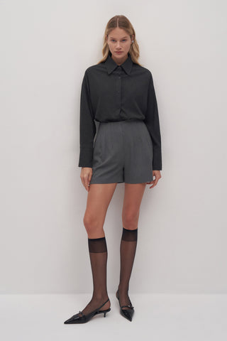 Mini Shorts with Piping Detail