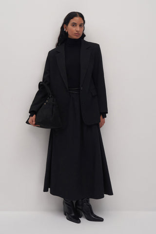 Vera Poplin Flared Skirt