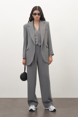 Special Edition Oversized Blazer Grey