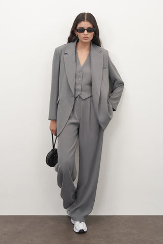 Special Edition Oversized Blazer Grey