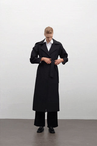 Maxi Scuba Jacket Dark