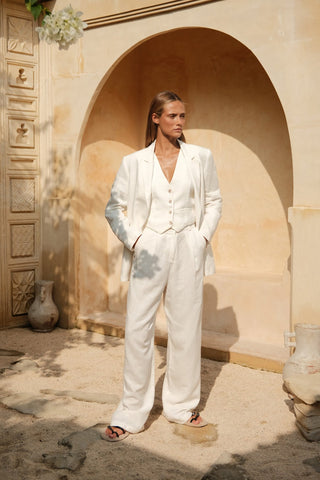 Linen Special Production Palazzo Trousers