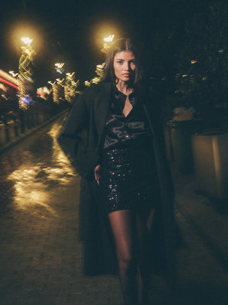 Design Sequin Mini Skirt