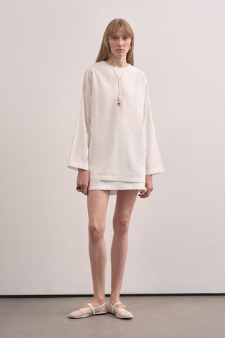 White Linen Blouse