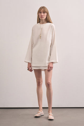 White Linen Blouse
