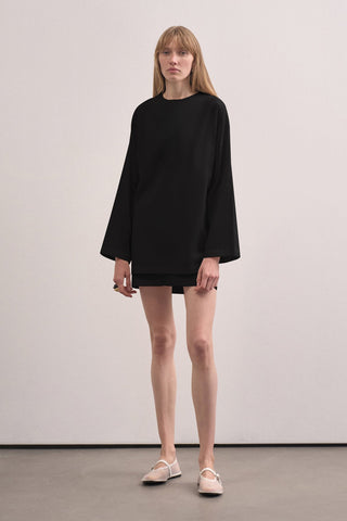 Black Linen Blouse
