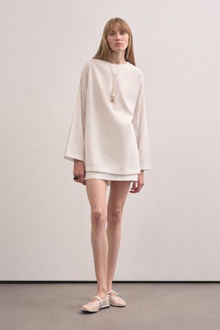 White Linen Blouse