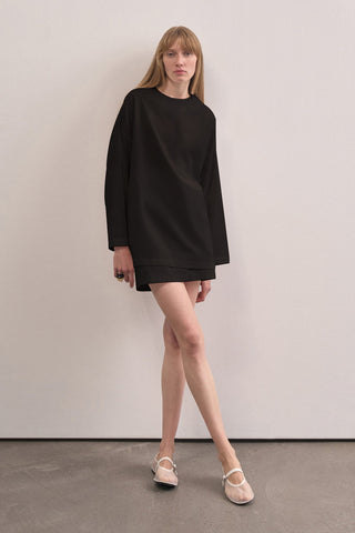 Black Linen Blouse