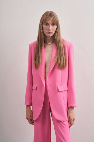 Premium Helena Oversized Blazer Pink