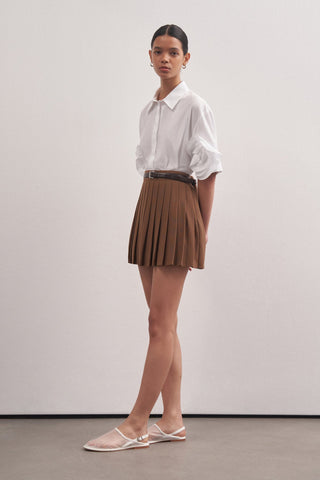 Rose Detailed Short Sleeve Shirt