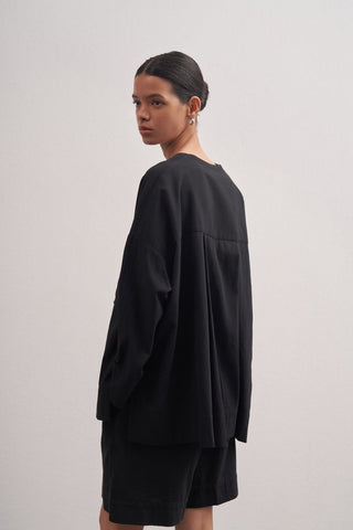 Linen V-neck Shirt