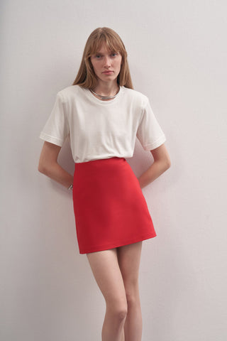 Mathilda Wadded Basic T-shirt